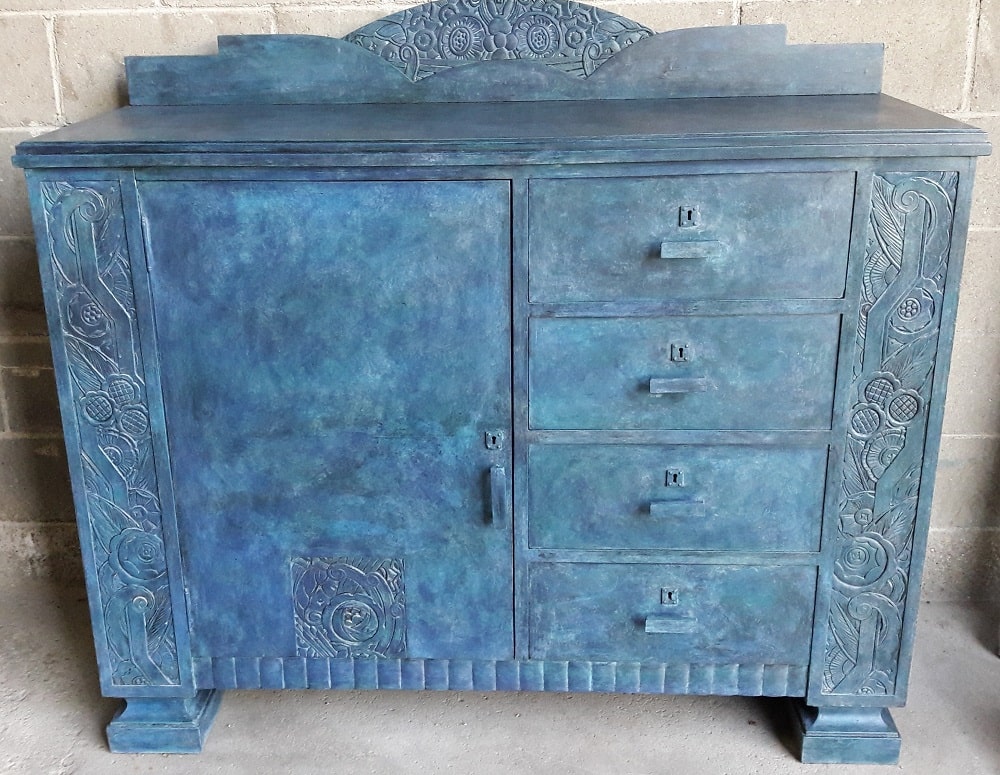 Parell de cadires de color verd